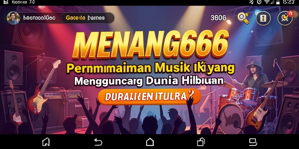 Tampilan menarik dari gameplay <strong>MENANG666</strong> saat pemain bersenang-senang dengan musik.