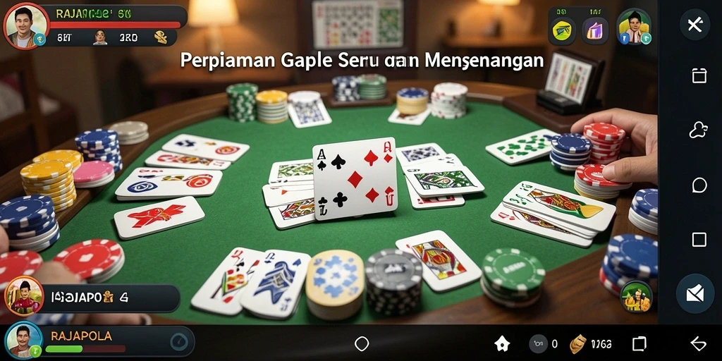 Tampilan gameplay RAJAPOLA yang menarik dan seru.